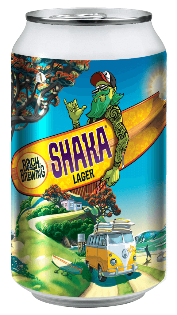 Bach Brewing Shaka Lager 330ml Can